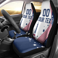 Custom USA Summer Sport 2024 Car Seat Cover Flag Of The United States - Wonder Print Shop