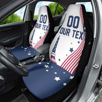 Custom USA Summer Sport 2024 Car Seat Cover Flag Of The United States - Wonder Print Shop