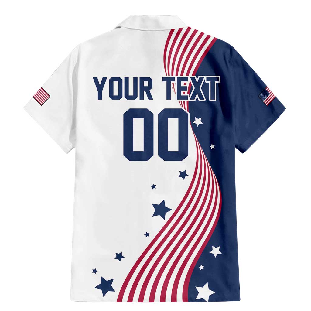 Custom USA Summer Sport 2024 Family Matching Mermaid Dress and Hawaiian Shirt Flag Of The United States - Wonder Print Shop