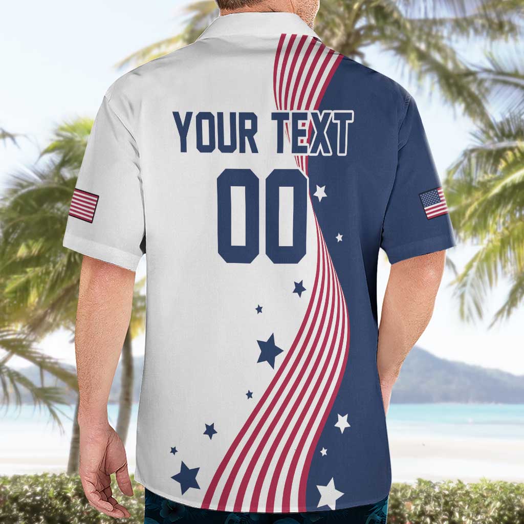 Custom USA Summer Sport 2024 Hawaiian Shirt Flag Of The United States - Wonder Print Shop