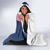 Custom USA Summer Sport 2024 Hooded Blanket Flag Of The United States