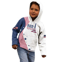 Custom USA Summer Sport 2024 Kid Hoodie Flag Of The United States - Wonder Print Shop