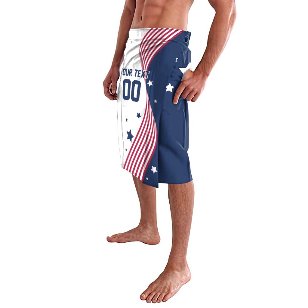 Custom USA Summer Sport 2024 Lavalava Flag Of The United States - Wonder Print Shop