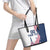 Custom USA Summer Sport 2024 Leather Tote Bag Flag Of The United States - Wonder Print Shop