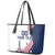 Custom USA Summer Sport 2024 Leather Tote Bag Flag Of The United States - Wonder Print Shop