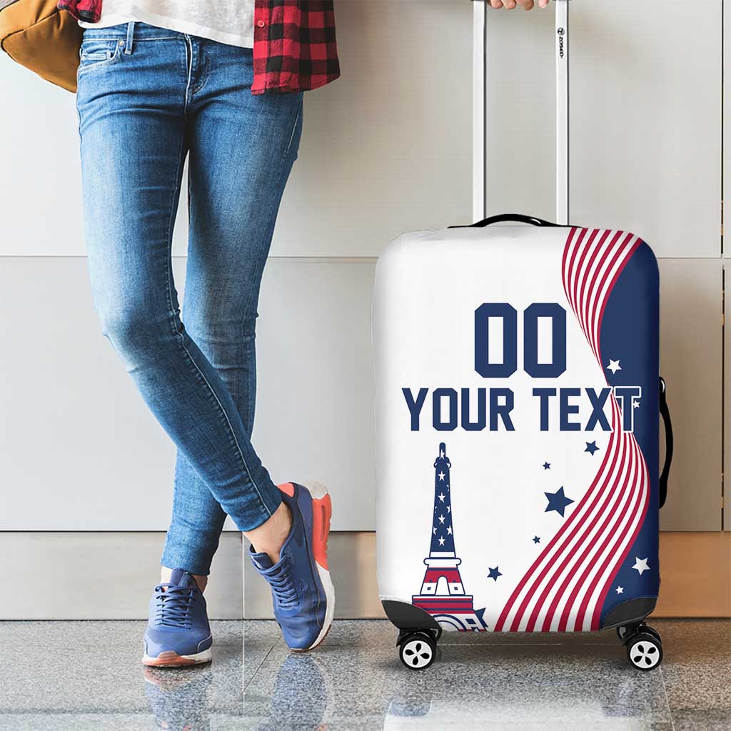 Custom USA Summer Sport 2024 Luggage Cover Flag Of The United States - Wonder Print Shop