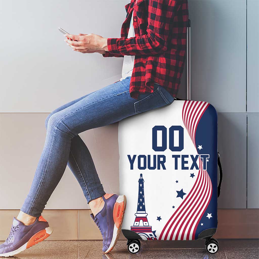 Custom USA Summer Sport 2024 Luggage Cover Flag Of The United States - Wonder Print Shop