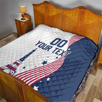 Custom USA Summer Sport 2024 Quilt Flag Of The United States - Wonder Print Shop