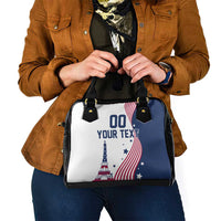 Custom USA Summer Sport 2024 Shoulder Handbag Flag Of The United States