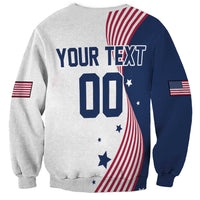 Custom USA Summer Sport 2024 Sweatshirt Flag Of The United States - Wonder Print Shop