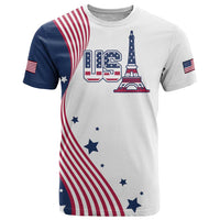 Custom USA Summer Sport 2024 T Shirt Flag Of The United States - Wonder Print Shop