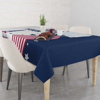 Custom USA Summer Sport 2024 Tablecloth Flag Of The United States - Wonder Print Shop