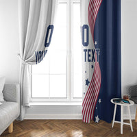Custom USA Summer Sport 2024 Window Curtain Flag Of The United States - Wonder Print Shop