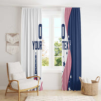 Custom USA Summer Sport 2024 Window Curtain Flag Of The United States - Wonder Print Shop