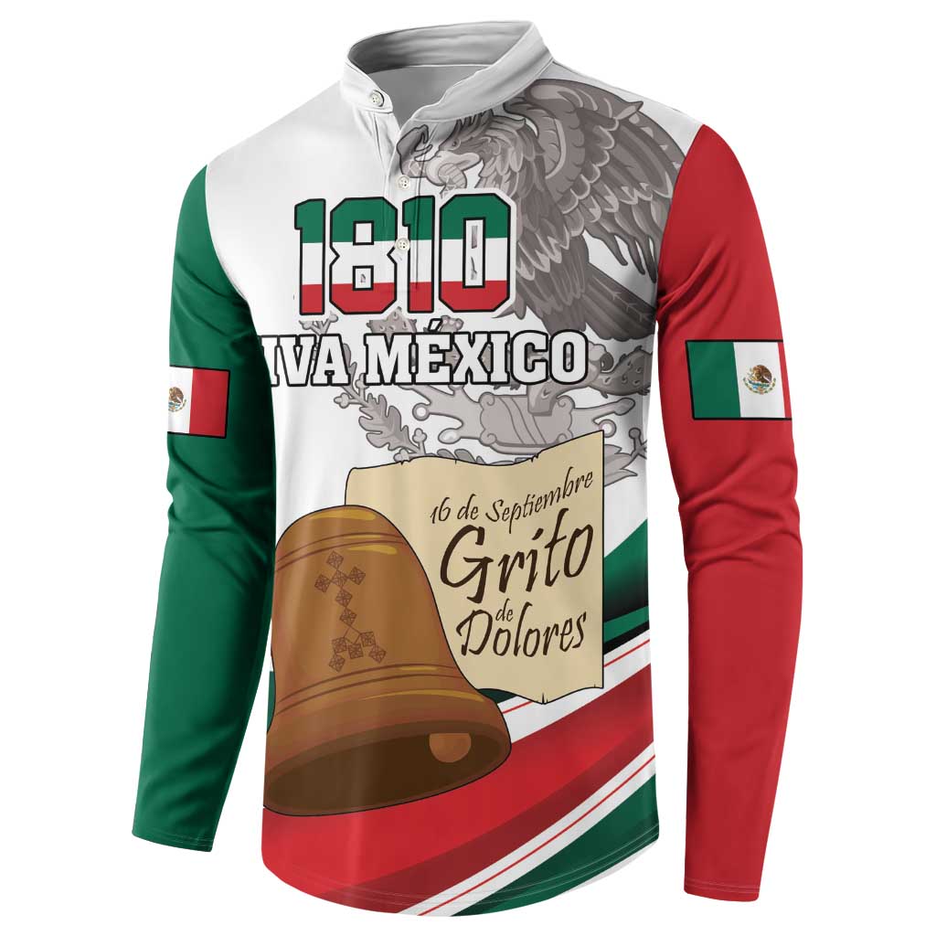 Custom Mexico Independence Day Button Sweatshirt El Grito De Independencia - Wonder Print Shop