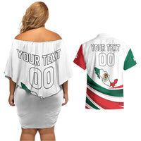 Custom Mexico Independence Day Couples Matching Off Shoulder Short Dress and Hawaiian Shirt El Grito De Independencia - Wonder Print Shop