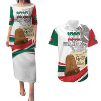 Custom Mexico Independence Day Couples Matching Puletasi and Hawaiian Shirt El Grito De Independencia - Wonder Print Shop