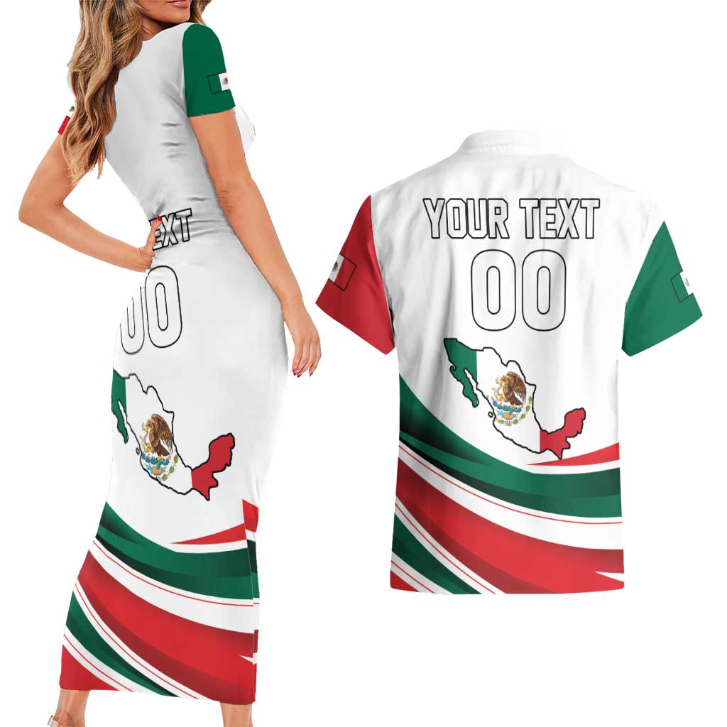 Custom Mexico Independence Day Couples Matching Short Sleeve Bodycon Dress and Hawaiian Shirt El Grito De Independencia - Wonder Print Shop
