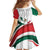 Custom Mexico Independence Day Family Matching Off The Shoulder Long Sleeve Dress and Hawaiian Shirt El Grito De Independencia - Wonder Print Shop