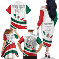 Custom Mexico Independence Day Family Matching Off The Shoulder Long Sleeve Dress and Hawaiian Shirt El Grito De Independencia - Wonder Print Shop