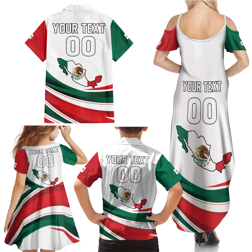Custom Mexico Independence Day Family Matching Summer Maxi Dress and Hawaiian Shirt El Grito De Independencia - Wonder Print Shop