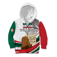 Custom Mexico Independence Day Kid Hoodie El Grito De Independencia - Wonder Print Shop