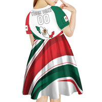 Custom Mexico Independence Day Kid Short Sleeve Dress El Grito De Independencia - Wonder Print Shop