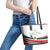 Custom Mexico Independence Day Leather Tote Bag El Grito De Independencia - Wonder Print Shop
