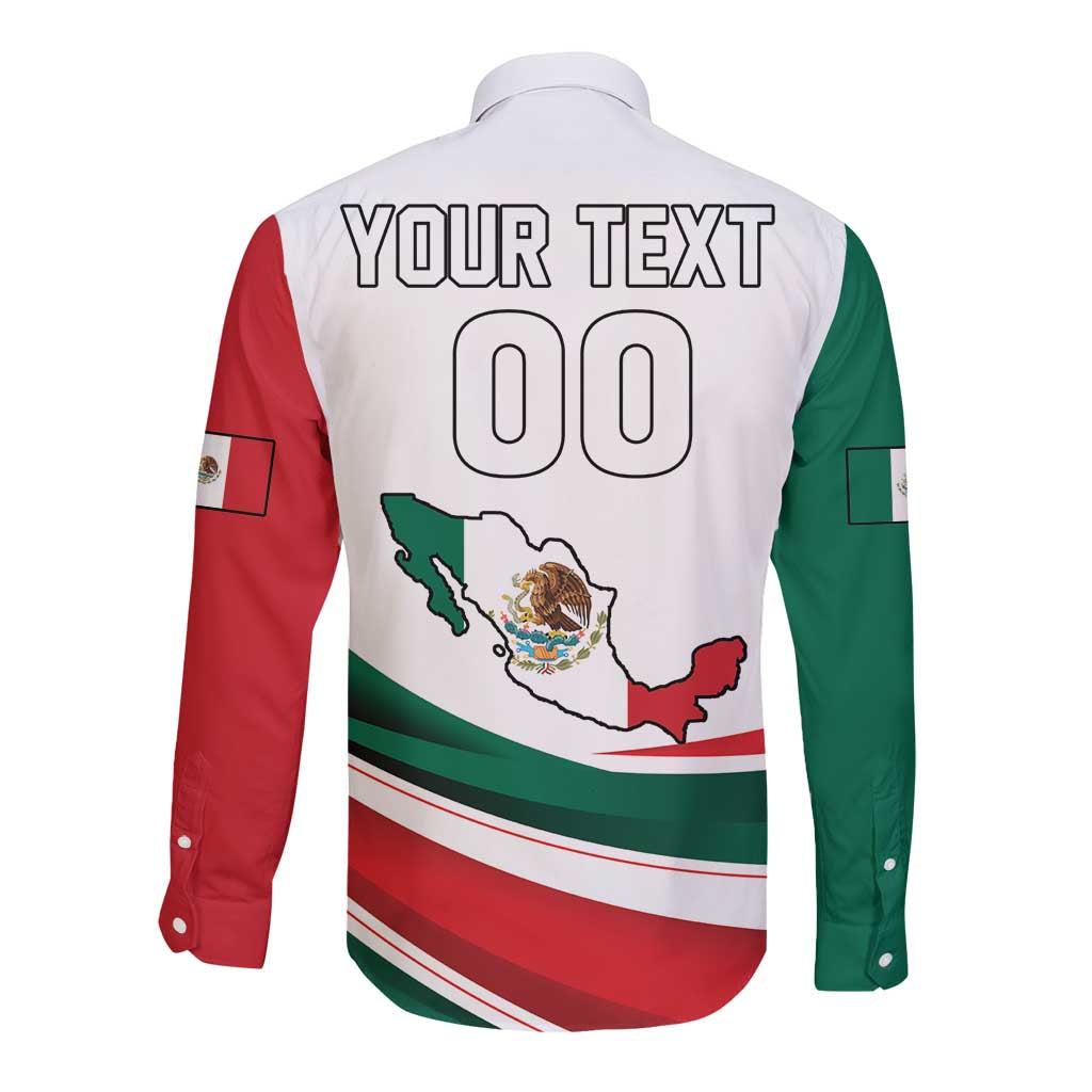 Custom Mexico Independence Day Long Sleeve Button Shirt El Grito De Independencia - Wonder Print Shop