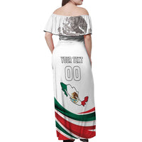 Custom Mexico Independence Day Off Shoulder Maxi Dress El Grito De Independencia - Wonder Print Shop