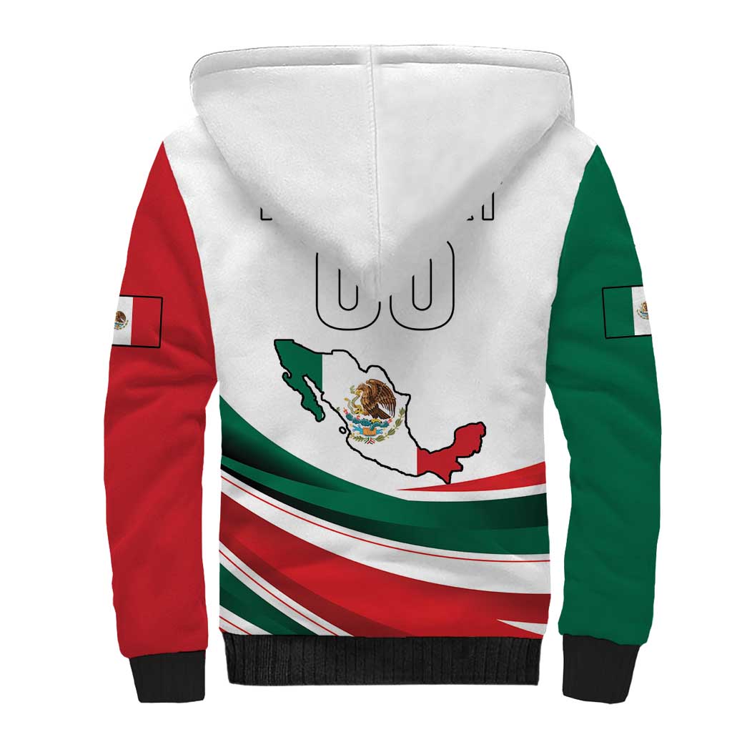 Custom Mexico Independence Day Sherpa Hoodie El Grito De Independencia - Wonder Print Shop