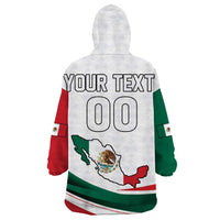 Custom Mexico Independence Day Wearable Blanket Hoodie El Grito De Independencia - Wonder Print Shop