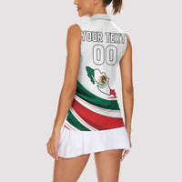 Custom Mexico Independence Day Women Sleeveless Polo Shirt El Grito De Independencia - Wonder Print Shop