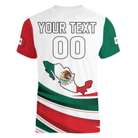 Custom Mexico Independence Day Women V-Neck T-Shirt El Grito De Independencia - Wonder Print Shop