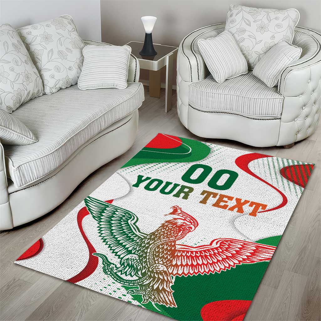 Custom Mexico Independence Day Area Rug Monumento A La Independencia - Wonder Print Shop
