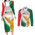 Custom Mexico Independence Day Couples Matching Long Sleeve Bodycon Dress and Long Sleeve Button Shirt Monumento A La Independencia - Wonder Print Shop