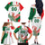 Custom Mexico Independence Day Family Matching Off The Shoulder Long Sleeve Dress and Hawaiian Shirt Monumento A La Independencia - Wonder Print Shop