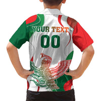 Custom Mexico Independence Day Family Matching Short Sleeve Bodycon Dress and Hawaiian Shirt Monumento A La Independencia - Wonder Print Shop