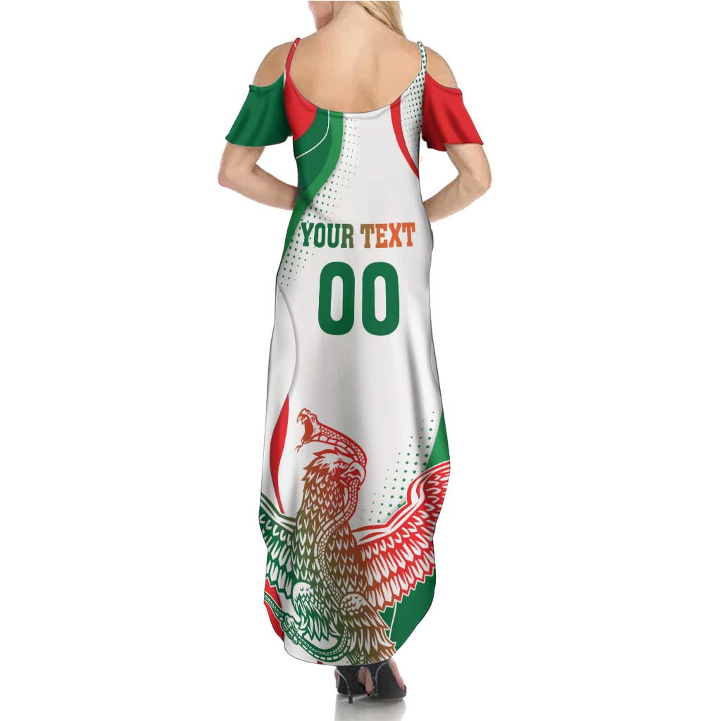 Custom Mexico Independence Day Family Matching Summer Maxi Dress and Hawaiian Shirt Monumento A La Independencia - Wonder Print Shop