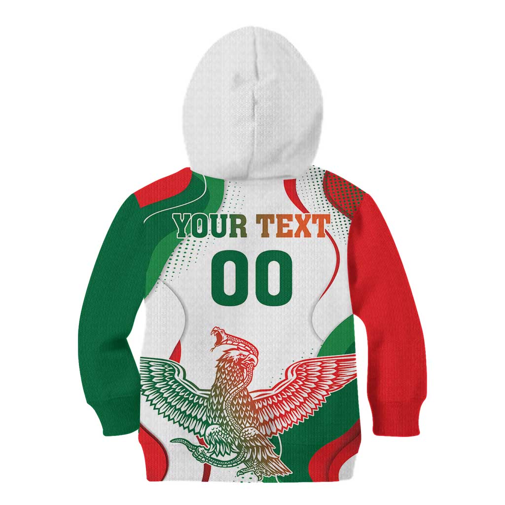 Custom Mexico Independence Day Kid Hoodie Monumento A La Independencia - Wonder Print Shop