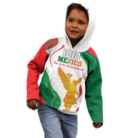 Custom Mexico Independence Day Kid Hoodie Monumento A La Independencia - Wonder Print Shop
