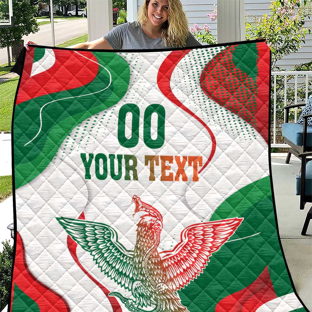 Custom Mexico Independence Day Quilt Monumento A La Independencia - Wonder Print Shop