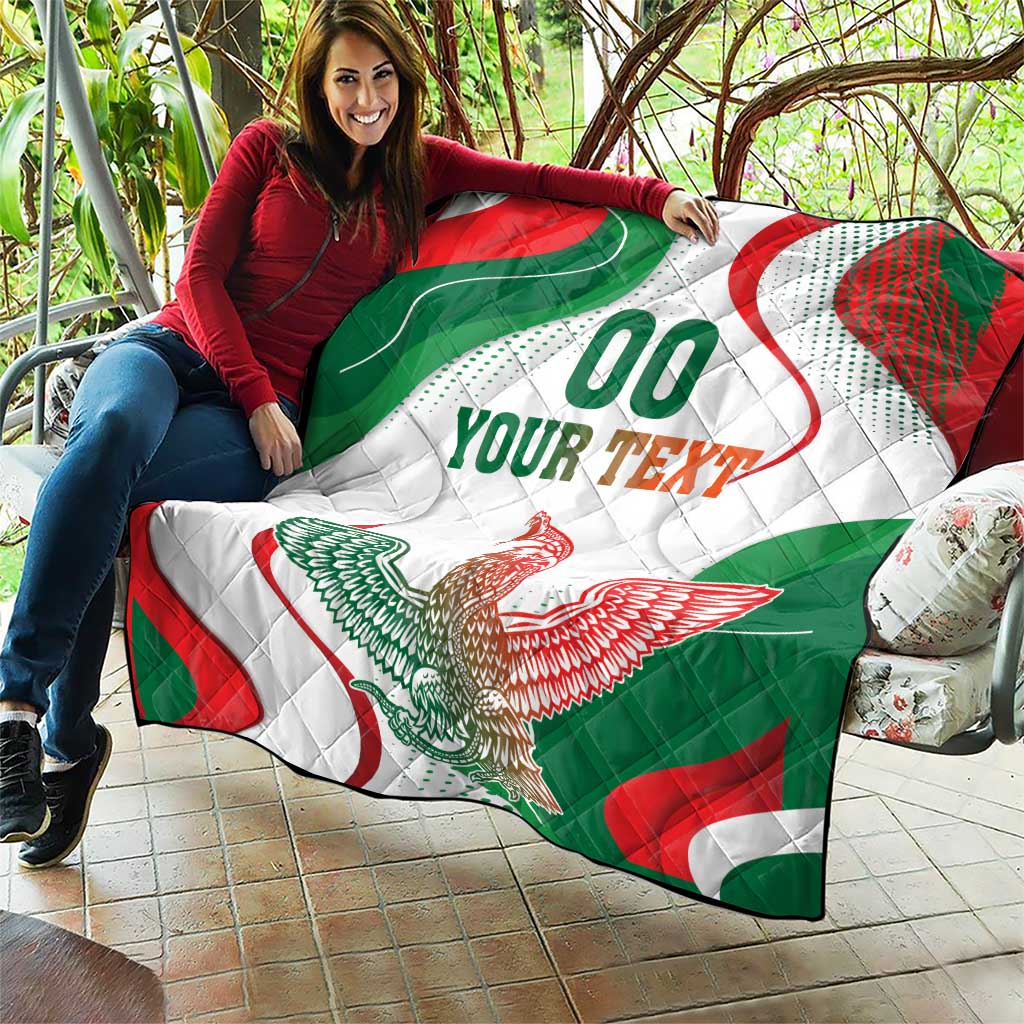 Custom Mexico Independence Day Quilt Monumento A La Independencia - Wonder Print Shop