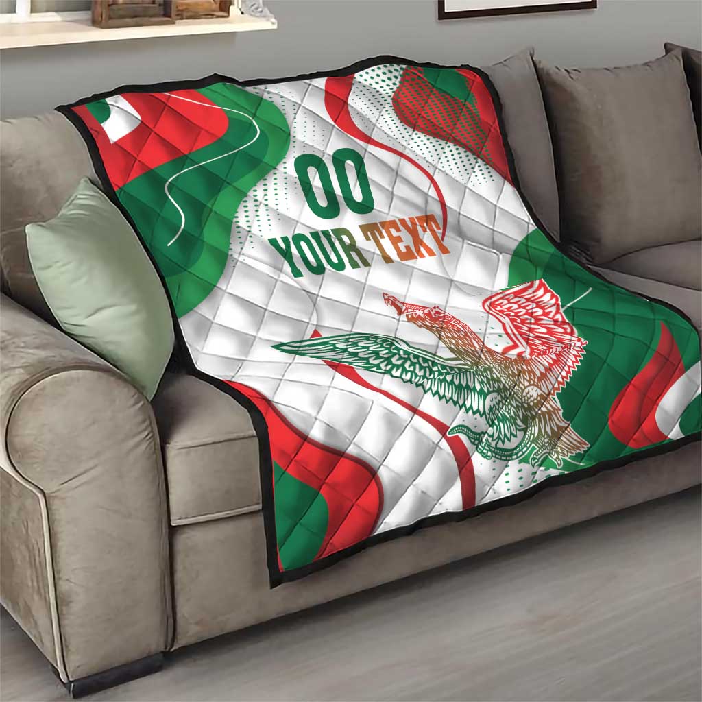 Custom Mexico Independence Day Quilt Monumento A La Independencia - Wonder Print Shop