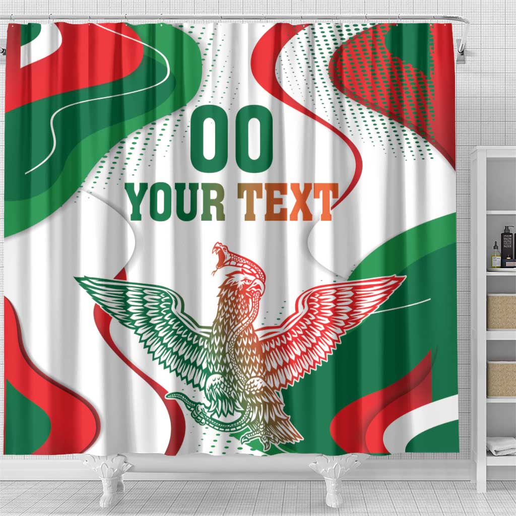 Custom Mexico Independence Day Shower Curtain Monumento A La Independencia