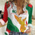 Custom Mexico Independence Day Women Casual Shirt Monumento A La Independencia - Wonder Print Shop
