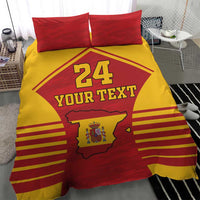 Custom Spain Coat Of Arms Bedding Set Sport Style - Wonder Print Shop