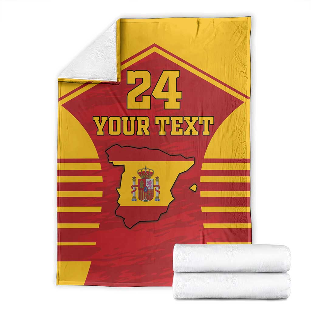 Custom Spain Coat Of Arms Blanket Sport Style
