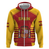 Custom Spain Coat Of Arms Hoodie Sport Style - Wonder Print Shop
