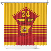 Custom Spain Coat Of Arms Shower Curtain Sport Style